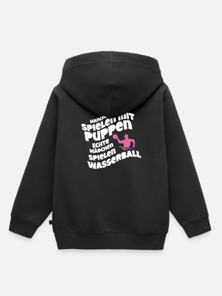 Wasserball - Kinder Premium Organic Hoodie - Schwarz