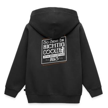 Schornsteinfeger - Kinder Premium Organic Hoodie - Schwarz - Hinten - AI Model Kid Male (0cm)