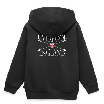 Liverpool - Sweat Premium à capuche enfant bio - noir - Dos - AI Model Kid Male (0cm)