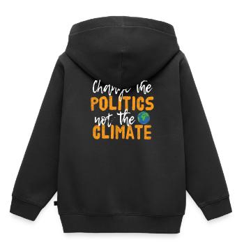 Friday for Future Climate Change Climate Rescue Gifts - Kids Premium Organic Hoodie - black - Back - AI Model Kid Male (0cm)
