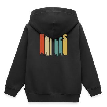 Naples Italy - Kids Premium Organic Hoodie - black - Back - AI Model Kid Male (0cm)
