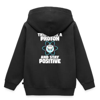 chimie - Sweat Premium à capuche enfant bio - noir - Dos - AI Model Kid Male (0cm)