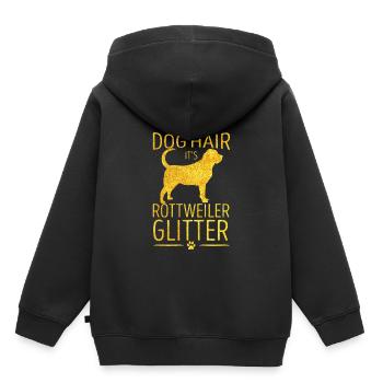 rottweiler - Sweat Premium à capuche enfant bio - noir - Dos - AI Model Kid Male (0cm)