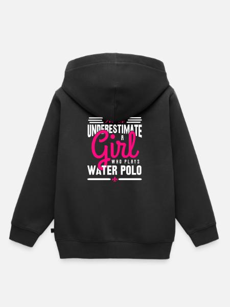 Wasserball - Kinder Premium Organic Hoodie - Schwarz