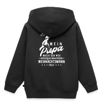 Schornsteinfeger - Kinder Premium Organic Hoodie - Schwarz - Hinten - AI Model Kid Male (0cm)