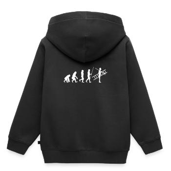 Schornsteinfeger - Kinder Premium Organic Hoodie - Schwarz - Hinten - AI Model Kid Male (0cm)