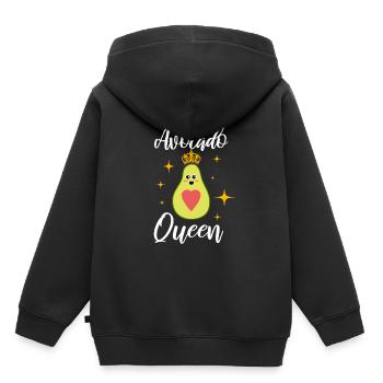 Avocado - Kinder Premium Organic Hoodie - Schwarz - Hinten - AI Model Kid Male (0cm)