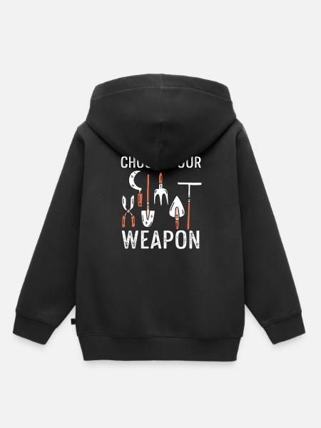Gärtner - Kinder Premium Organic Hoodie - Schwarz