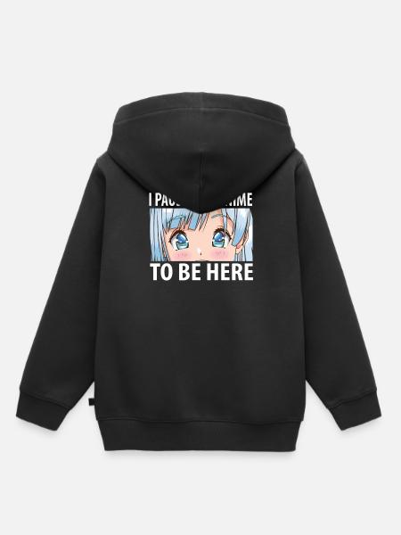 Anime - Kinder Premium Organic Hoodie - Schwarz