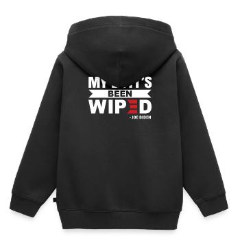 Joe Biden - Sweat Premium à capuche enfant bio - noir - Dos - AI Model Kid Male (0cm)