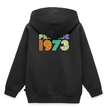 Pro Roe 1973 - Sweat Premium à capuche enfant bio - noir - Dos - AI Model Kid Male (0cm)