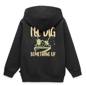 Gold Panning Gold Panning Gold Prospectors Gold - Kinder Premium Organic Hoodie - Schwarz - Hinten - AI Model Kid Male (0cm)