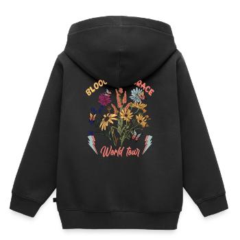 Bloom Where You Are Planted - Kids Premium Organic Hoodie - black - Back - AI Model Kid Male (0cm)