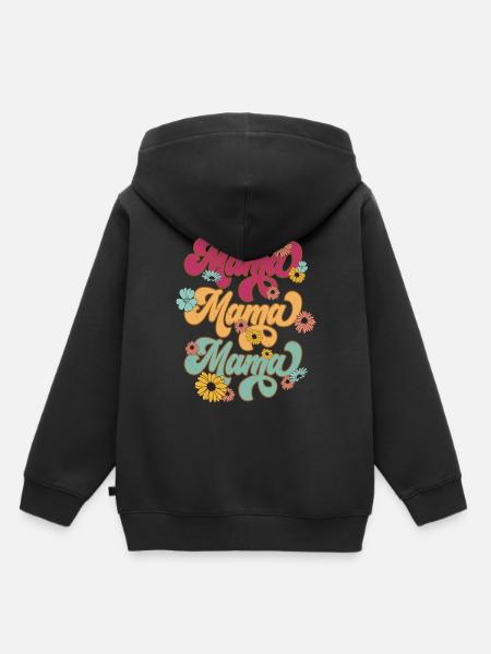 Mama Bear - Kinder Premium Organic Hoodie - Schwarz