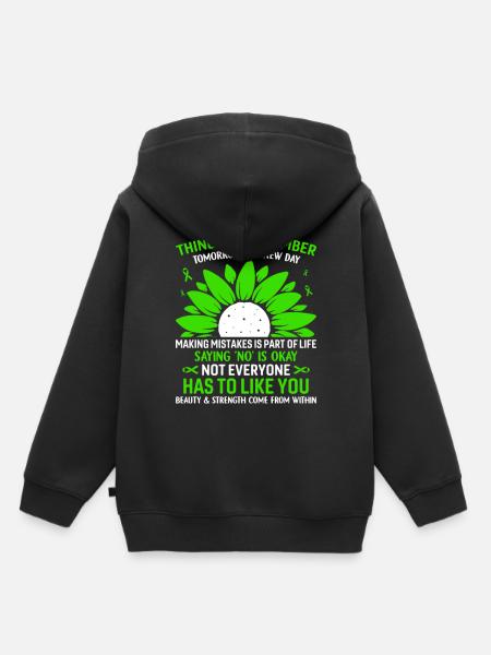 Things To Remember Tomorrow - Kinder Premium Organic Hoodie - Schwarz