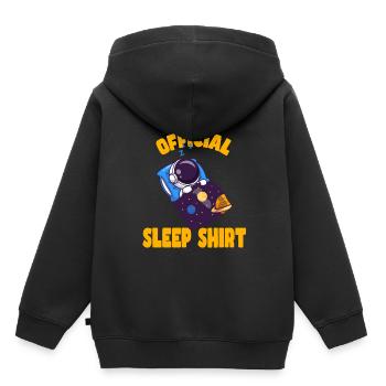 Bonne nuit - Sweat Premium à capuche enfant bio - noir - Dos - AI Model Kid Male (0cm)