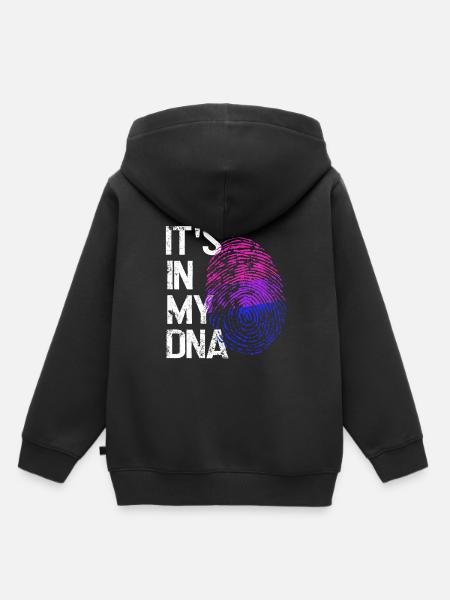 LGBTQ-Liebe in meiner DNA - Kinder Premium Organic Hoodie - Schwarz