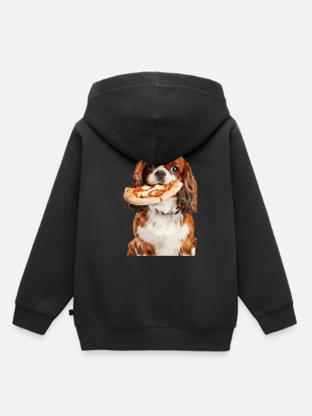 Cavalier King Spaniel - Kinder Premium Organic Hoodie - Schwarz