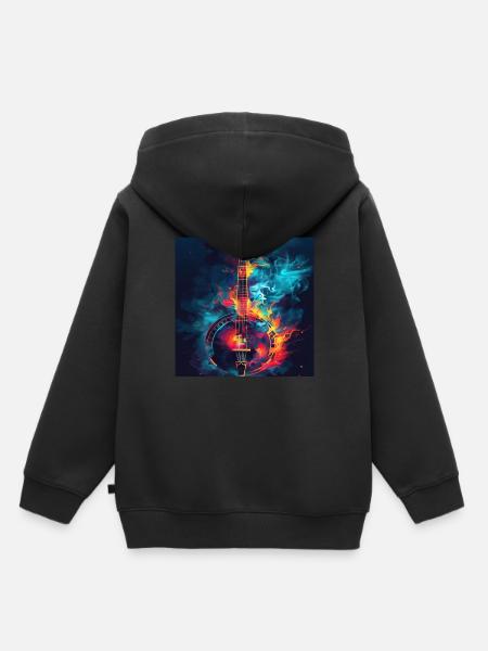 Banjo - Kinder Premium Organic Hoodie - Schwarz