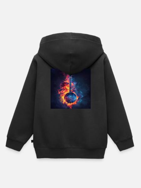 Banjo - Kinder Premium Organic Hoodie - Schwarz