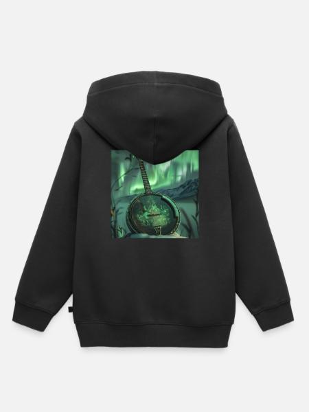Banjo - Kinder Premium Organic Hoodie - Schwarz