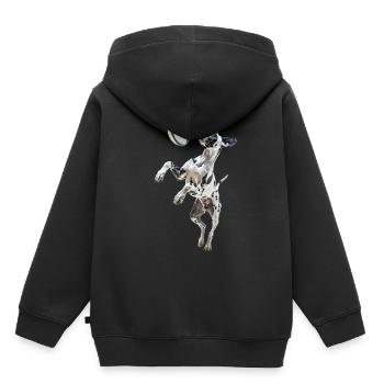 Deutsche Dogge - Kinder Premium Organic Hoodie - Schwarz - Hinten - AI Model Kid Male (0cm)