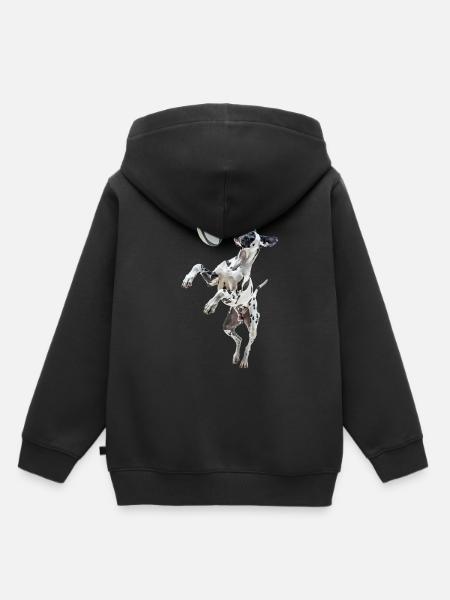 Deutsche Dogge - Kinder Premium Organic Hoodie - Schwarz