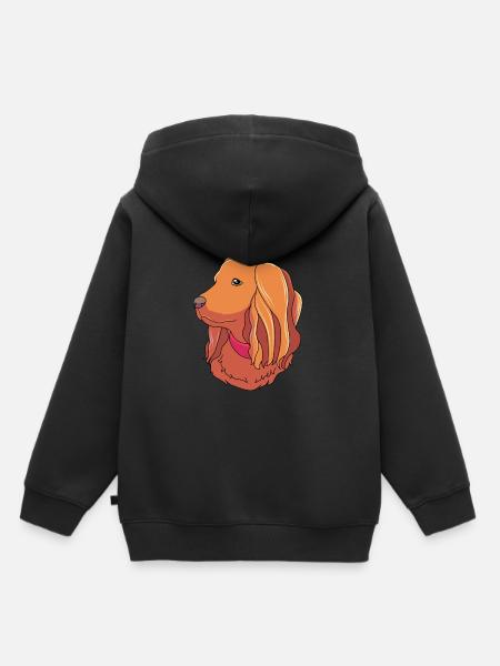 Boykin Spaniel - Kinder Premium Organic Hoodie - Schwarz