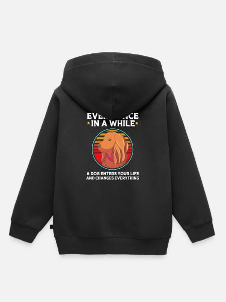 Boykin Spaniel - Kinder Premium Organic Hoodie - Schwarz