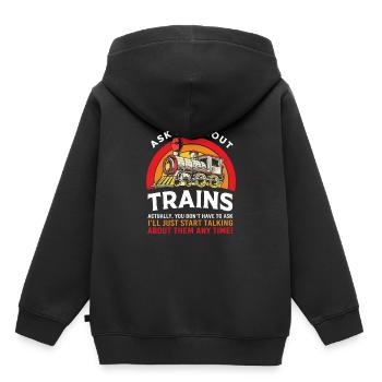 Model Railway Model Making Model Maker - Kids Premium Organic Hoodie - black - Back - AI Model Kid Male (0cm)