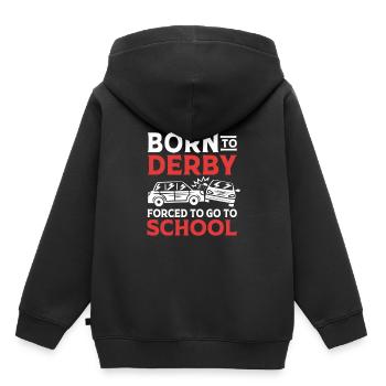 Demo Derby - Kids Premium Organic Hoodie - black - Back - AI Model Kid Male (0cm)