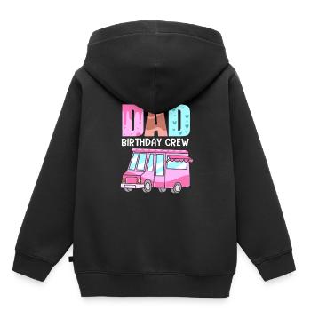 Eiscreme Eiswagen Eis Eisdiele - Kinder Premium Organic Hoodie - Schwarz - Hinten - AI Model Kid Male (0cm)