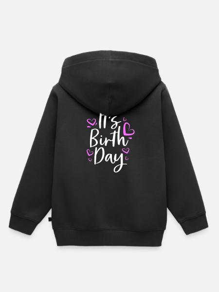 Hebamme - Kinder Premium Organic Hoodie - Schwarz