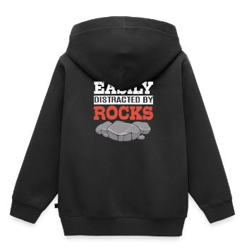 Archaeology Geology - Kids Premium Organic Hoodie - black - Back - AI Model Kid Male (0cm)