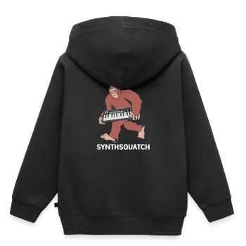 Djing Label Keyboard DJ - Kinder Premium Organic Hoodie - Schwarz - Hinten - AI Model Kid Male (0cm)