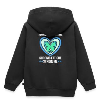EM SFC - Sweat Premium à capuche enfant bio - noir - Dos - AI Model Kid Male (0cm)