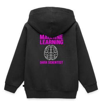Coder Programmer GPT - Kids Premium Organic Hoodie - black - Back - AI Model Kid Male (0cm)