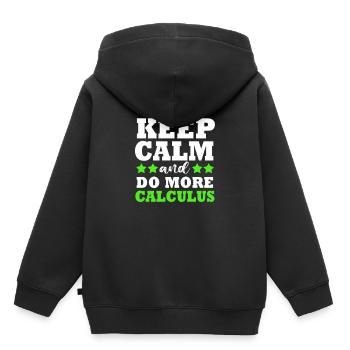Mathematik mathematisch Mathe Mathematiker - Kinder Premium Organic Hoodie - Schwarz - Hinten - AI Model Kid Male (0cm)
