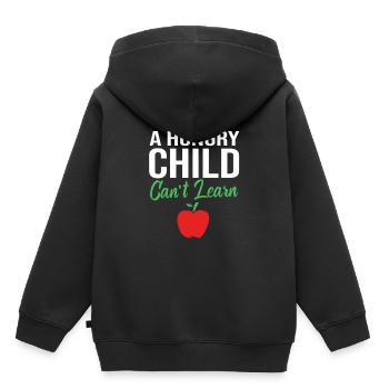 Diététicien diététique - Sweat Premium à capuche enfant bio - noir - Dos - AI Model Kid Male (0cm)