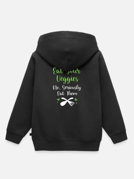 Ernährung Lebensmittel Nahrungsmittel - Kinder Premium Organic Hoodie - Schwarz