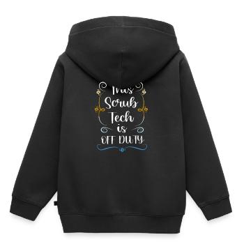 Chirurg Chirurgie CTA - Kinder Premium Organic Hoodie - Schwarz - Hinten - AI Model Kid Male (0cm)