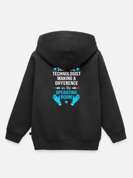 Chirurg Chirurgie CTA - Kinder Premium Organic Hoodie - Schwarz