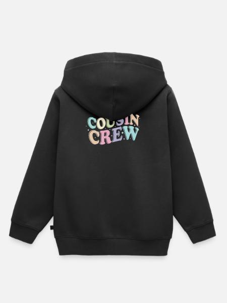 Cousin Crew - Kinder Premium Organic Hoodie - Schwarz