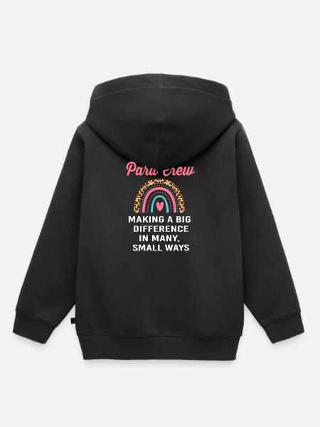 Paraeducator Lehrerassistent Paraprofessional - Kinder Premium Organic Hoodie - Schwarz