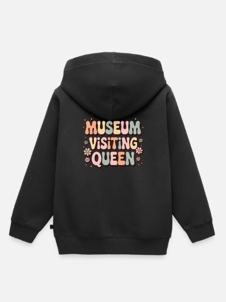 Museum - Kinder Premium Organic Hoodie - Schwarz