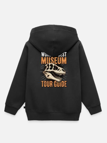Museum - Kinder Premium Organic Hoodie - Schwarz