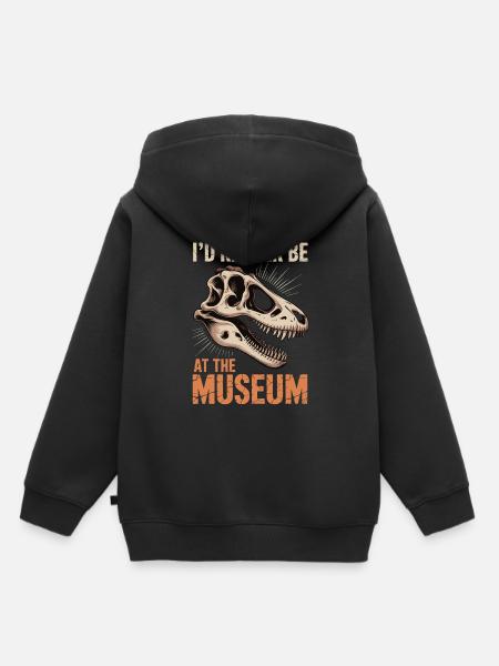 Museum - Kinder Premium Organic Hoodie - Schwarz