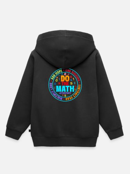 Mathe - Kinder Premium Organic Hoodie - Schwarz
