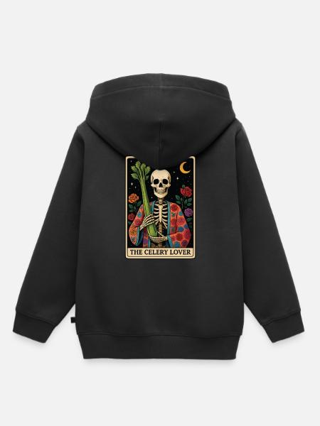 Sellery Tarot - Kinder Premium Organic Hoodie - Schwarz