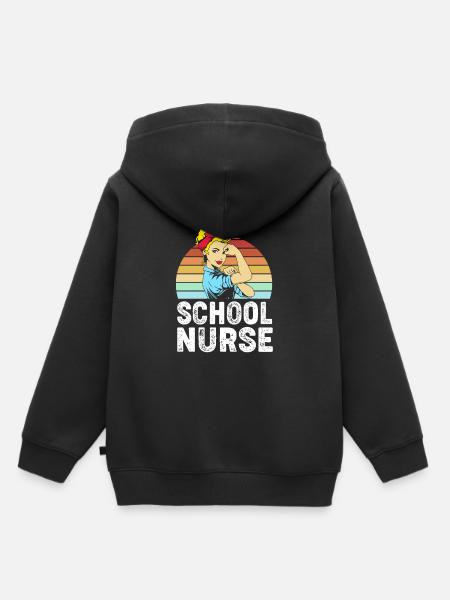 Krankenschwester Schule - Kinder Premium Organic Hoodie - Schwarz